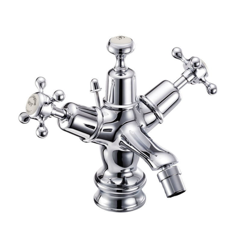 Claremont Medici Regent bidet mixer with pop-up waste